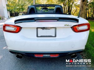 FIAT 124 Spider Rear Spoiler - Carbon Fiber - MADNESS 